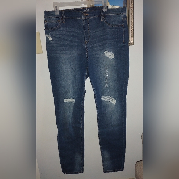 NEW YORK & COMPANY SOHO HIGH WAIST PULL ON JEGGING - XL...NEW WITH TAGS! - Picture 1 of 4